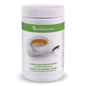Klare Suppe Pulver, fettarm m. Meersalz, 800g