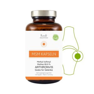 ArthronVis MSM Kapseln arthronvis MSM Kapseln für gelenke 60 Tage Versorgung  Inhalt: 120 Kapseln = 105,9 g.