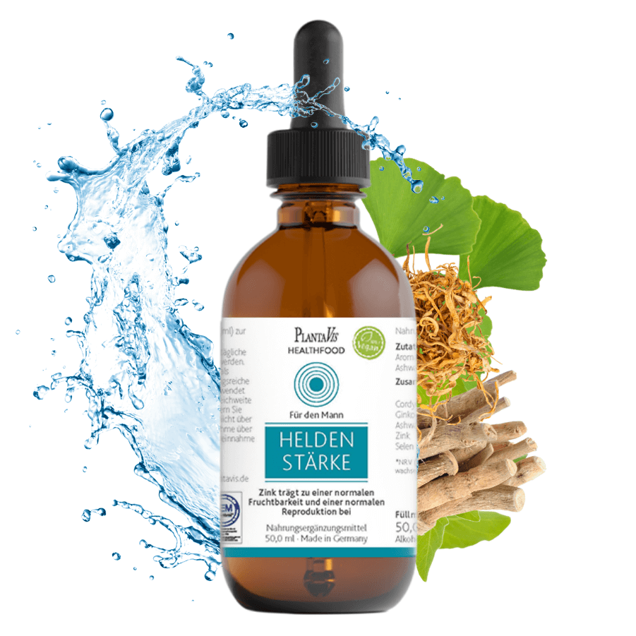 HeldenStärke Tinktur HeldenStärke Männerkraft Tinktur enthält hochqualitative Pflanzen- und Vitalpilzextrakte Inhalt: 50ml