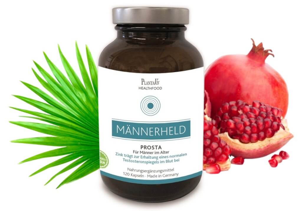 MännerHeld Prosta Die Prosta MännerHeld Kapseln mit fünf wertvollen Pflanzenextrakten 60 Tage Versorgung  Inhalt: 120 Kapseln | Füllmenge: 60,3 g.